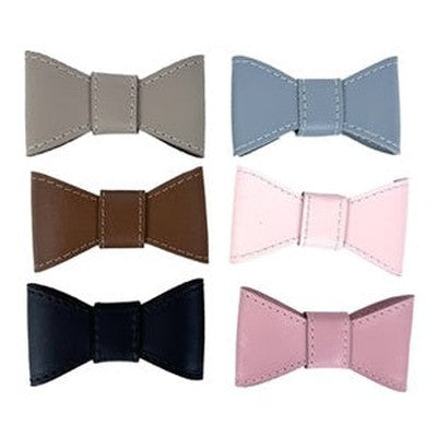 Sazzz Vlinderstrik Glamper Classic Leer Taupe