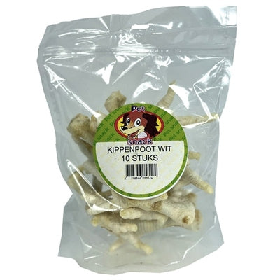 Petsnack Kippenpoten Wit