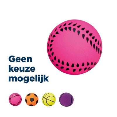 Trixie Bal Neon Drijvend Schuimrubber Assorti