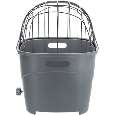 Trixie Fietsmand Voor Bagagedrager Met Draadkoepel Kunststof Grijs