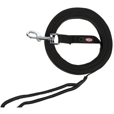 Trixie Hondenriem Sleeplijn Singelband Zwart